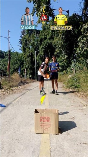 Put The Marker In Box 🎁 Challenge || #footballskillschallenge #soccercomparison