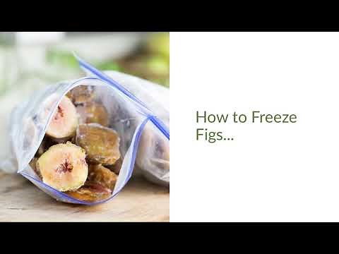 How to Freeze Figs