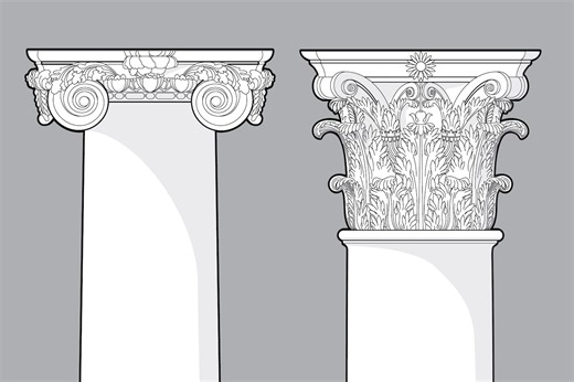 Appointee wants to replace White House columns with the ones Trump prefers