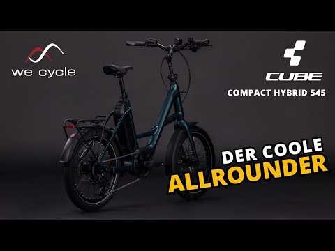 Cube Compact Hybrid 545 2026 – Compact e-city bike for everyday use and touring