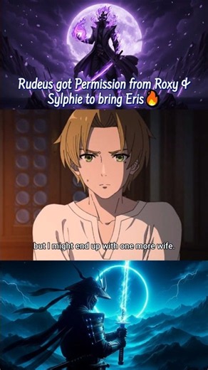 Roxy & Sylphie Approve… Eris Is Back🔥 || Mushoku Tensei III #anime #animeedit #shorts #viral