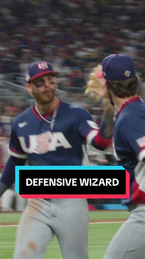 Bobby Witt Jr. is a defensive wizard 🪄#WorldBaseballClassic #MLB #baseball #teamusa