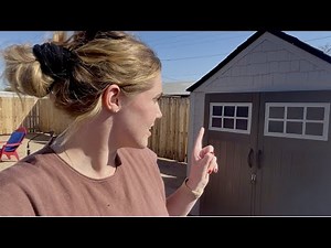 Rubbermaid Resin Outdoor Storage Shed Review pt. 1