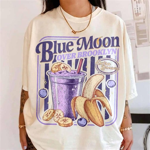 Comfort Colors® Blue Moon Over Brooklyn T-shirt, Heated Rivalry Extra Banana Smoothie Shirt, Scott and Kip Movie Shirt, Romance Book Movie - Etsy