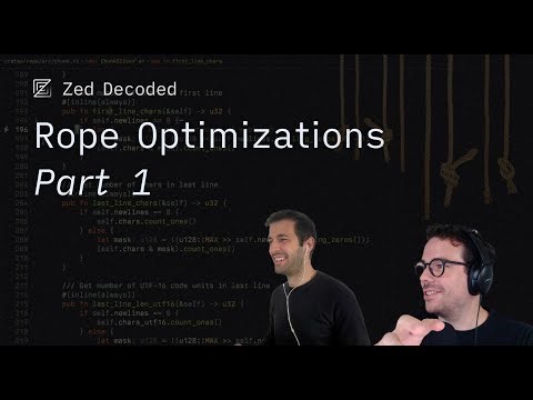 Rope Optimizations, Part 1