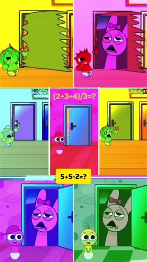 SPRUNKI Incredibox - Coffin Dance Song(COVER) Tiles hop step 🤯💥 🪜#sprunki#sonic#shorts#trending