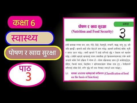 Class 6 health unit 3 guide