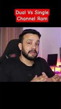 Single Channel RAM vs Dual Channel RAM #ram #tech #generictechie