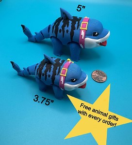 Jeff the Land Shark, Marvel Rivals Character, Articulated 3d Printed Gifts, Gift for Gamers, Christmas Gift, Office Desk Toy, Valentines Day - Etsy