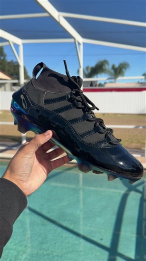 Jordan 11 inspired custom cleats #customcleats #nfl #footbal #collegefootball #cfb