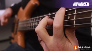 This video is a performance of 'You're Excused...', the Michael Manring-style piece written for the book Giants of Bass. This is a solo bass piece that incorporates many of the techniques that Manring frequently employs in his music, including palm muting, double thumbing, strumming and two-handed tapping. This track was performed on a Zon Sonus bass, strung with Dunlop Super Brights, 40-60-80-100. If you're interested in learning this piece, there is a full, section-by-section video tutorial on