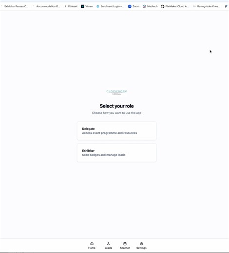 CW Medical Wire Frame App Demo