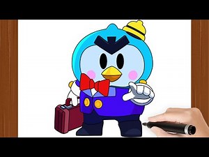 How To Draw MISTER P I BRAWL STARS I Easy