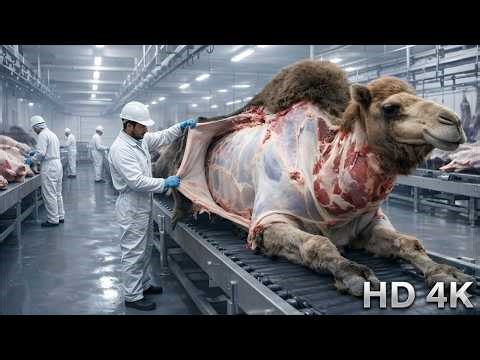 “From Camel Hide to Luxury Bags 🐪🔥 | Inside the Shocking Leather Factory Process