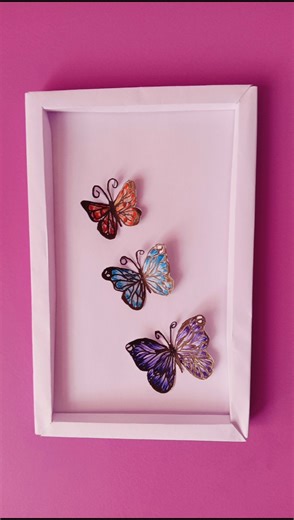 DIY paper frame 🖼️🦋 #shorts #youtubeshorts #shortsfeed #frame