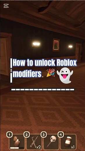How to unlock modifiers in roblox doors #shorts #doors