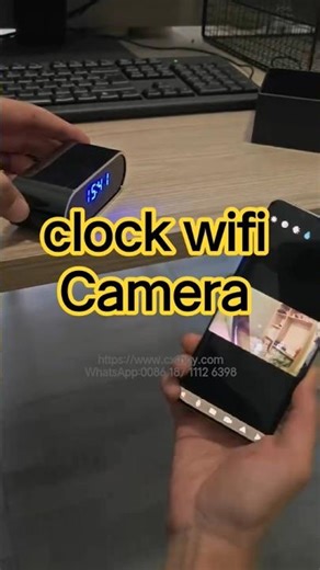 Wholesale Spy Mini Clock Wifi Camera DIY Clock Wifi Camera Hidden Clock Camera Mini Spy Wifi Clock