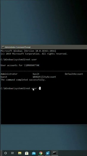 How To Create An Admin User Account via CMD