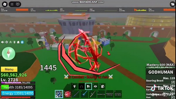 Pain Rework Combo en Blox Fruits