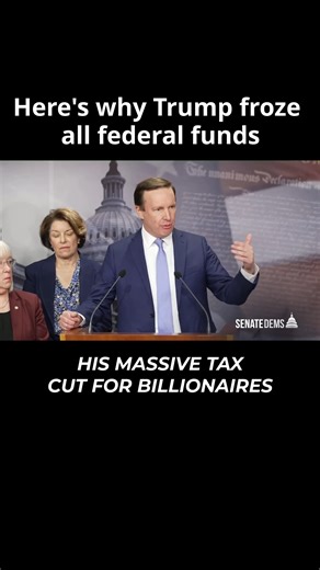348K views · 8.1K reactions | Senator Chris Murphy on Trump freezing federal loans and grants: This is what a king does. This is not how a democracy works. | Democrats | Facebook