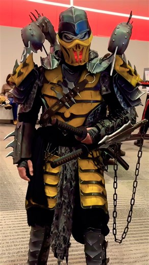 Mortal Kombat Scorpion Cosplay! #mortalkombat #mortalkombat1 #mortalkombatcosplay #gamingcosplay
