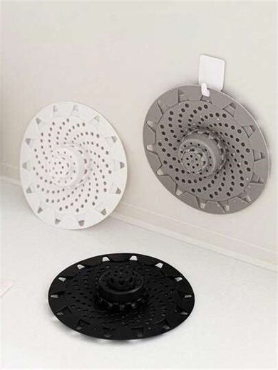 1pc Silicone Shower Drain Hair Filter Plug, Sink Anti Clogging Filter, Bathtub Shower Floor Drain Plug, Silicone Kitchen Deodorizing Plug, Drainage Floor Drain Filter Plug, Suitable For Kitchen Sinks And Bathrooms | SHEIN