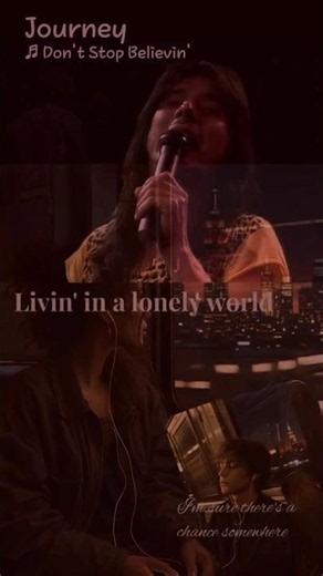 Don’t Stop Believin’ – Journey #lyricsvideo #shorts #sadsong #journey