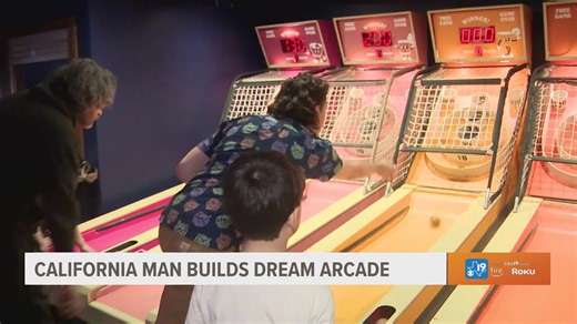 California man builds dream arcade