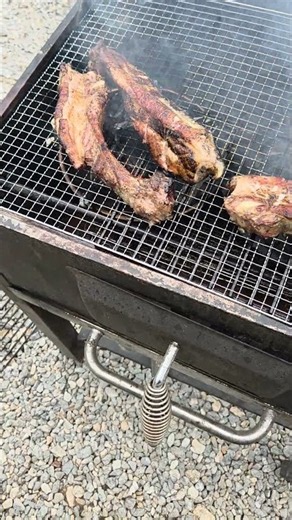 휴성펜션. 오늘의 점심은, 돼지 갈비살. 숯불에 고기 잘 굽는 분들~ 휴성펜션 에약 하시고 오세유