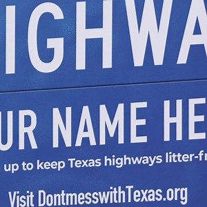 Adopt-a-Highway is a Texas-born program that allows volunteers to adopt stretches of state-maintained roadway to conduct litter pickups. Get involved & learn more: https://bit.ly/47UqnhY #AdoptAHighway | Don't mess with Texas Program