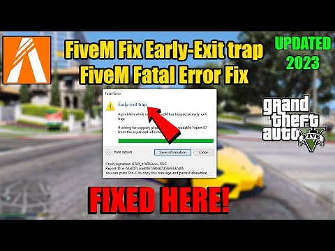 How To Fix Early-Exit trap FiveM | FiveM Fatal Error | FiveM Fatal Error Fix in 2025