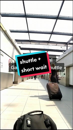 easyJet flies into North Terminal at Gatwick. Monorail shuttle to the train station at the south #airport #travel #uk #riutbag