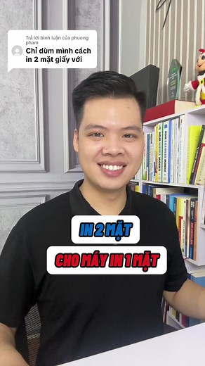 Cách in 2 mặt giấy cho máy in 1 mặt