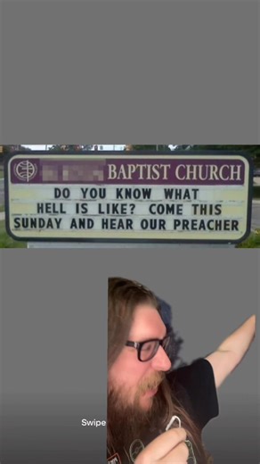 Reading funny church signs #comedy #joke #fblifestyle #funnysigns | Zach Shirk