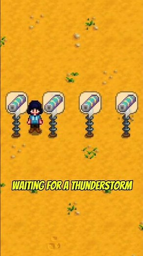 Lightning Rod or Solar Panel in Stardew Valley #games #stardewvalley #shorts