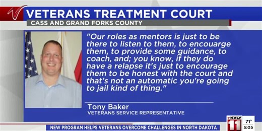 N.D. Veterans Treatment Court mentors describe work to help those who served our country get sober