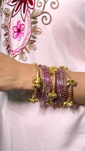 Recreating most viral Kashmiri bangles ✨ #kashmiri #bangles #diy #handmade #tutorial #craft