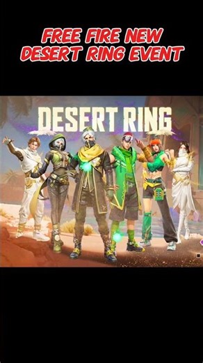 Free Fire New Desert Ring Event 😍 | New Event In Free Fire 🤯 | FF New Event Today #ffnewevent