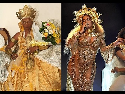 Beyonce channels Yoruba Goddess Oshun at Grammy's Performance