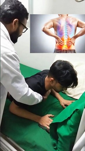 Back Pain, Muscle Spasm, Straight Lumber Spain exercise.