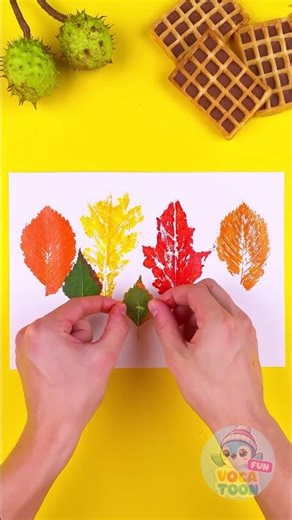 Autumn Leaf Art! 🍂🎉 Let’s Make Beautiful Prints Together! 🍁✨
