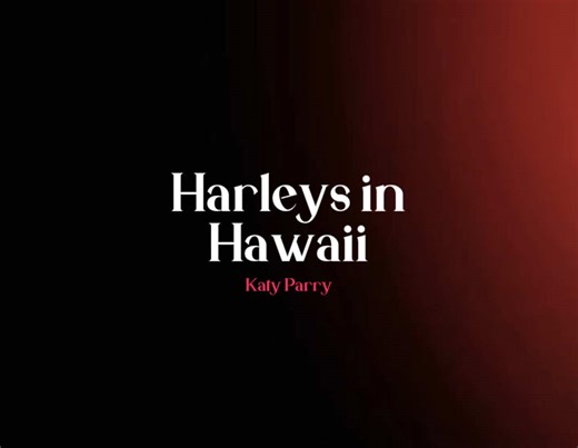 Harleys in hawaii #music #song #fyp #lyric