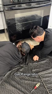 Week 2: Gas Range labs🛠️#fredsapplianceAcademy #appliancerepairtraining #tradeschool #handsonlearning #technician | Fred's Appliance Academy