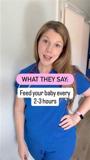 Feed your newborn ON DEMAND, not on a schedule! #babyfeeding #newbornbaby