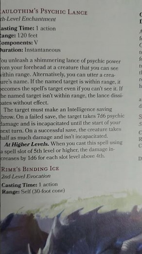 Raulothim's Psychic Lance - DnD 5e