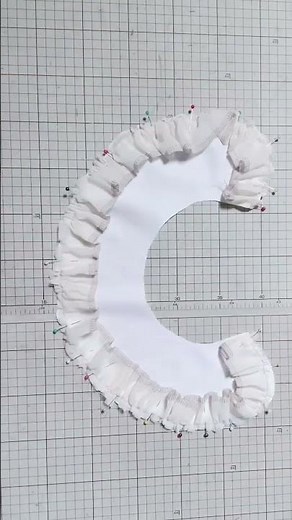 Diy ruffle collar 🫧✨