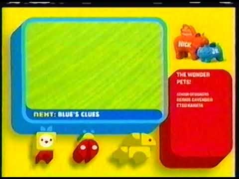 Nick Jr. Split Screen Credits Error (October 29, 2007)