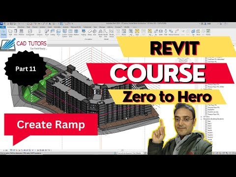 Revit From Zero to Hero Part 11 : How to Create Ramp in Revit
