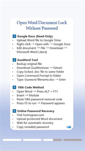 Forgot Your Word Document Password? Here’s How to Unlock It Easily!#mswordtutorial