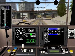 40. Microsoft Train Simulator Dash 9 44CW Departing Full Throttle